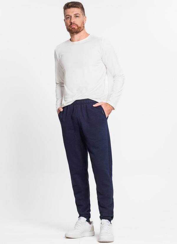 Diametro - Calça Masculina em Moletom Azul 3
