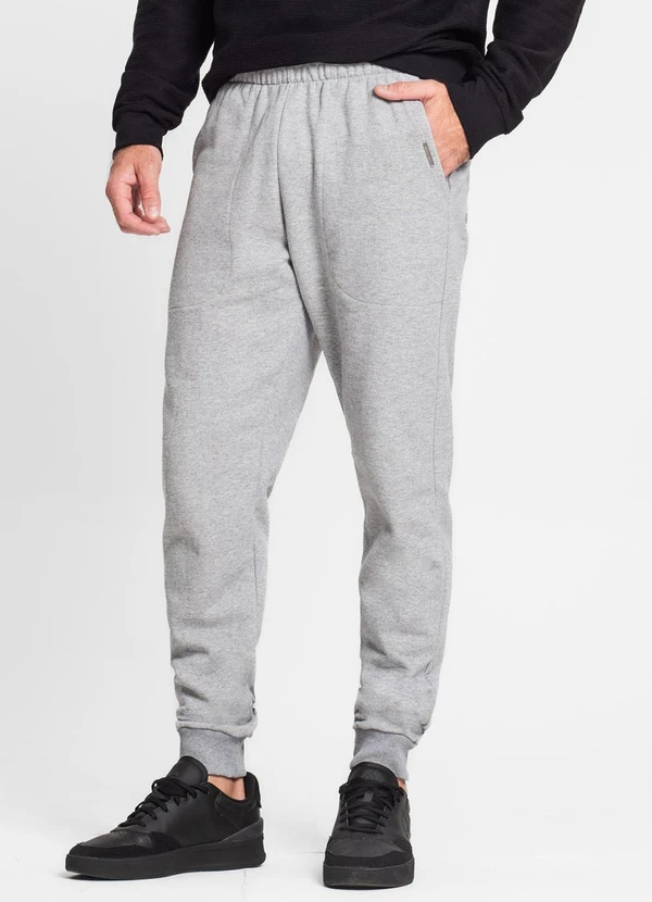 Diametro - Calça Masculina em Moletom Cinza 1