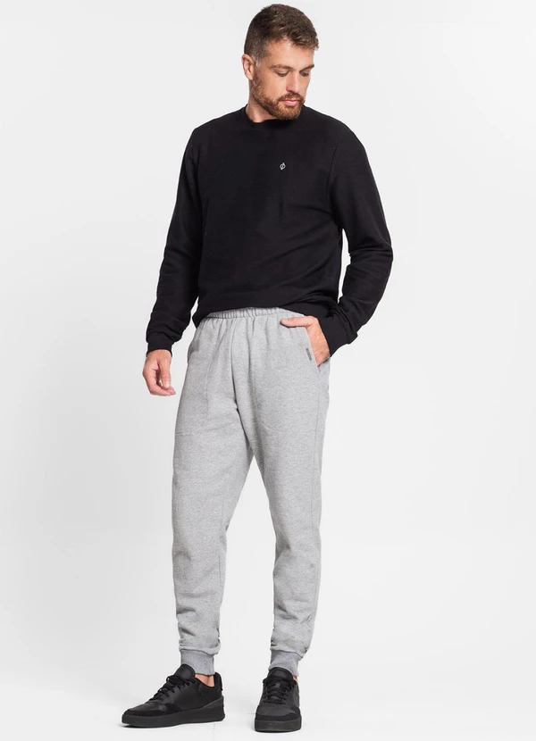 Diametro - Calça Masculina em Moletom Cinza 3