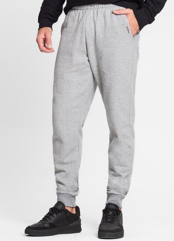 Diametro - Calça Masculina em Moletom Cinza