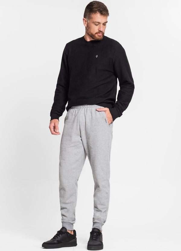 Diametro - Calça Masculina em Moletom Cinza 5