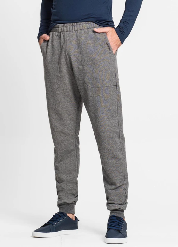 Diametro - Calça Masculina em Moletom Cinza 1