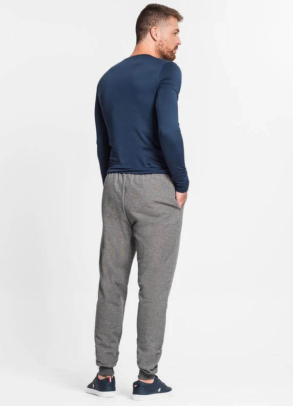 Diametro - Calça Masculina em Moletom Cinza 4