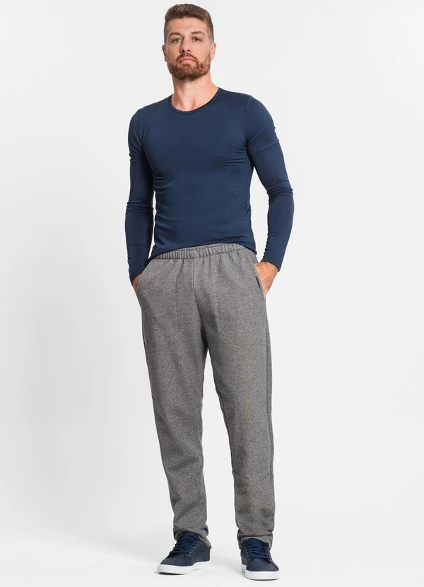 Diametro - Calça Masculina em Moletom Cinza 3