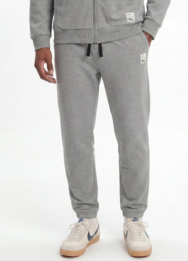 The Philippines - Calça Masculina em Moletom Cinza