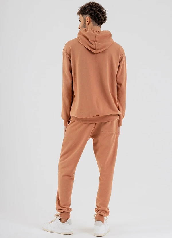 The Philippines - Calça Masculina em Moletom Marrom 4