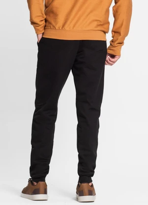 Diametro - Calça Masculina em Moletom Preto - DIAMETRO