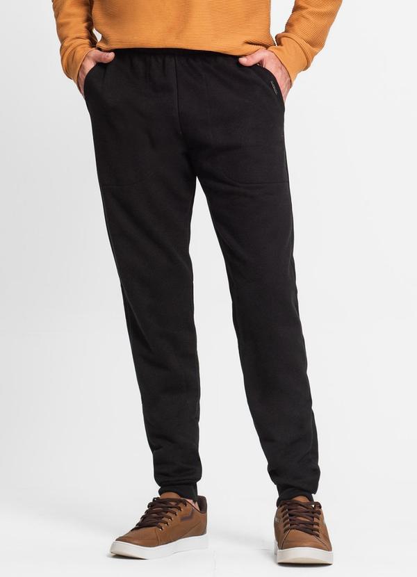 Diametro - Calça Masculina em Moletom Preto