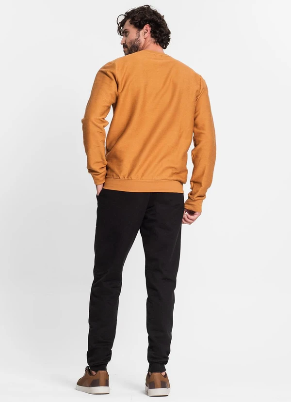 Diametro - Calça Masculina em Moletom Preto 4