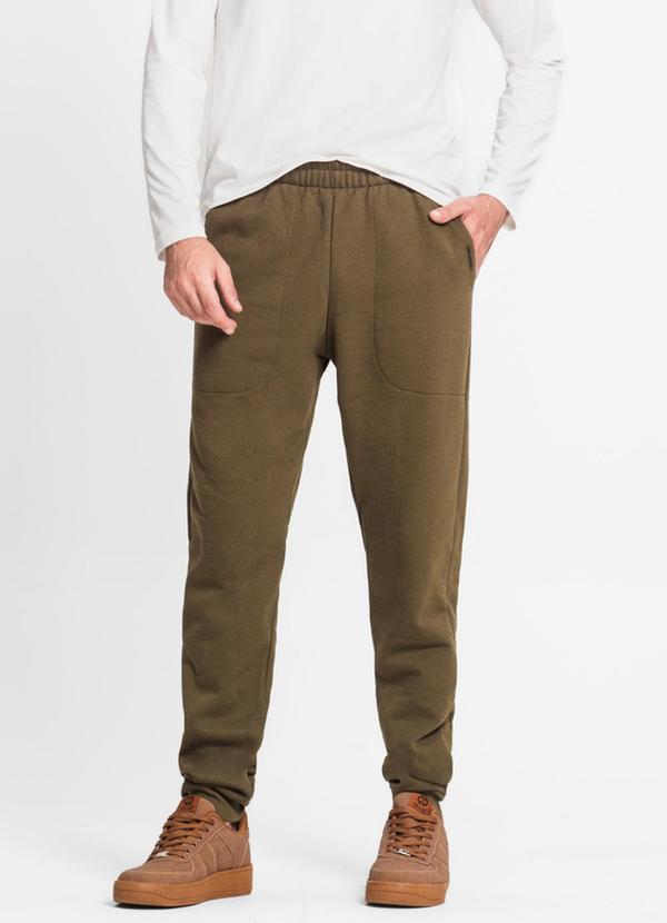 Diametro - Calça Masculina em Moletom Verde