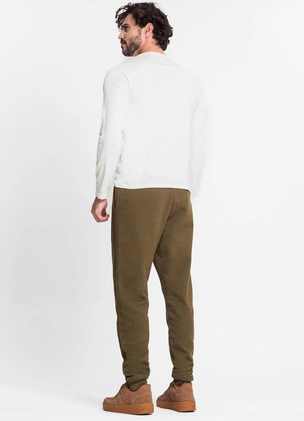 Diametro - Calça Masculina em Moletom Verde 4