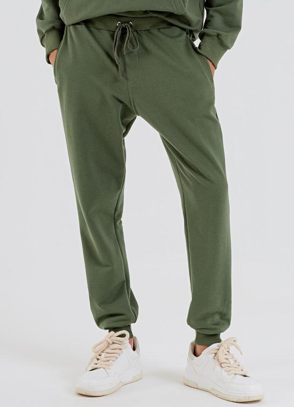 The Philippines - Calça Masculina em Moletom Verde