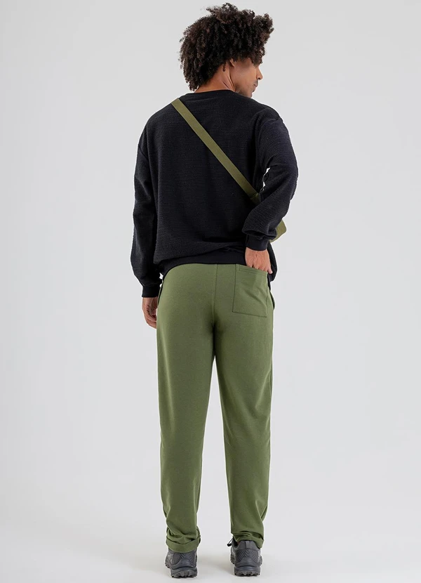 The Philippines - Calça Masculina em Moletom Verde 4
