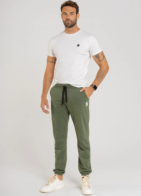 The Philippines - Calça Masculina em Moletom Verde 2