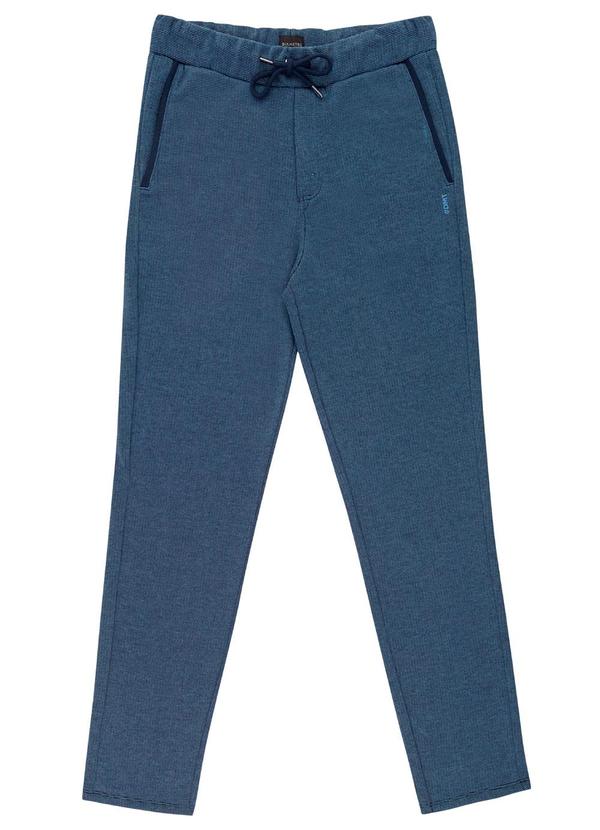 Diametro - Calça Masculina Moletom Azul