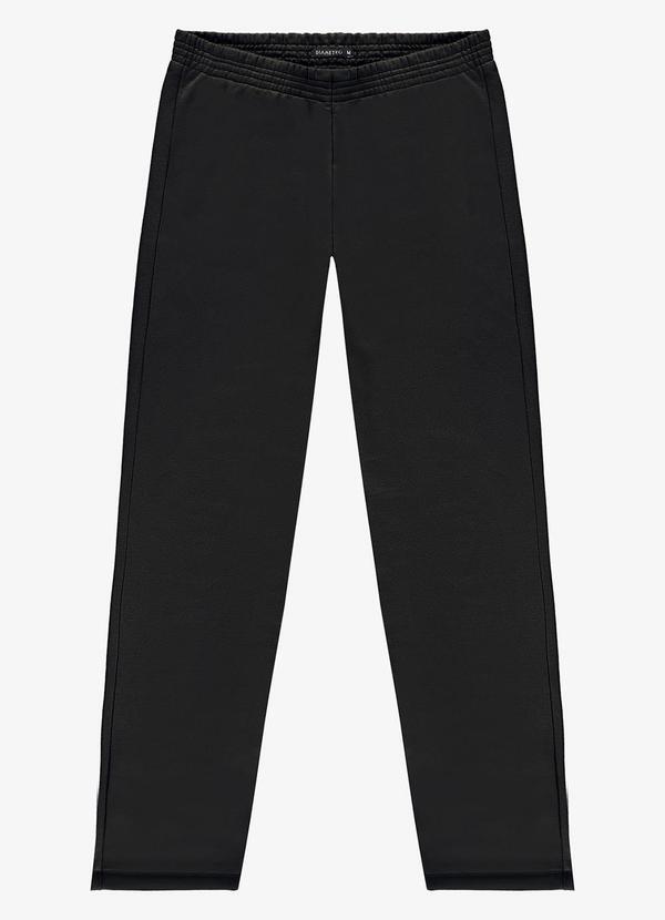 Diametro - Calça Masculina Moletom Básico Preto