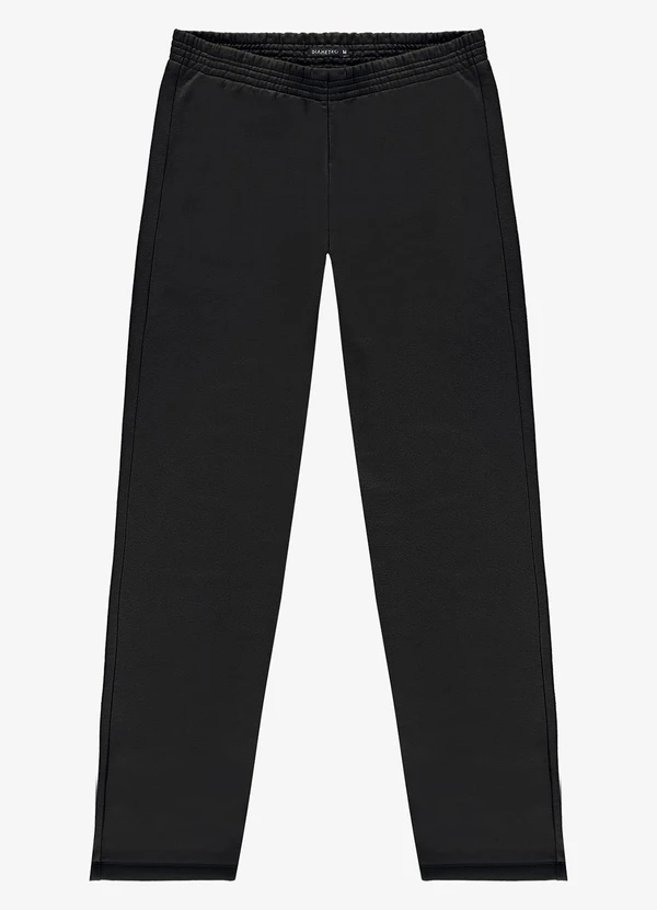 Diametro - Calça Masculina Moletom Básico Preto