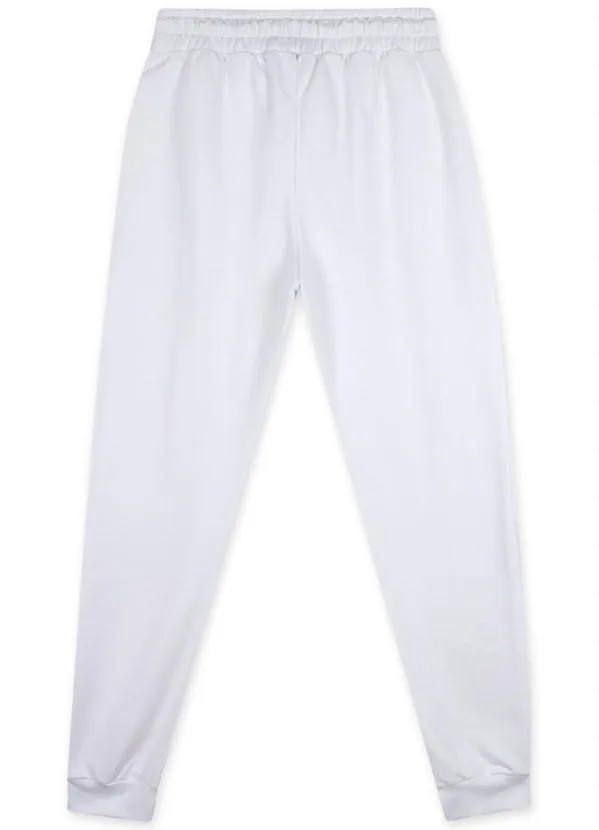 Pakalolo - Calça Masculina Moletom Branco 2