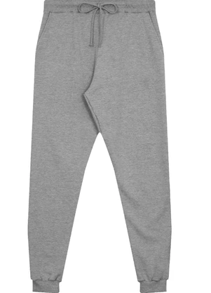 Just Basic - Calça Masculina Moletom Felpado Cinza - JUST BASIC
