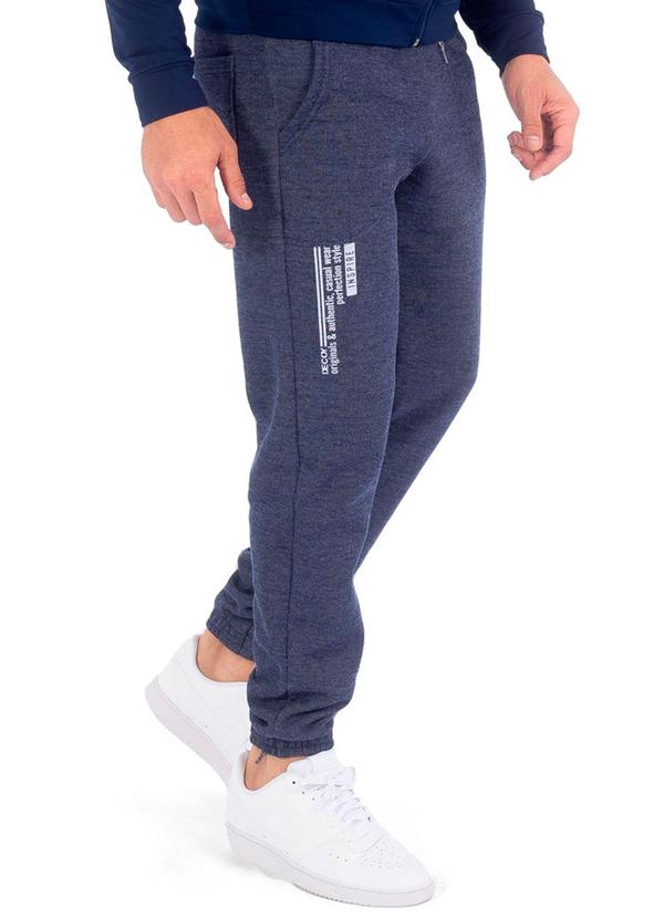 Decoy - Calça Masculina Moletom Jeans Azul