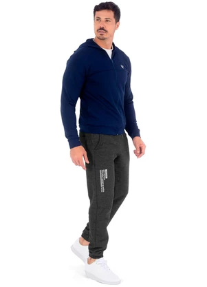 Decoy - Calça Masculina Moletom Jeans Cinza - DECOY