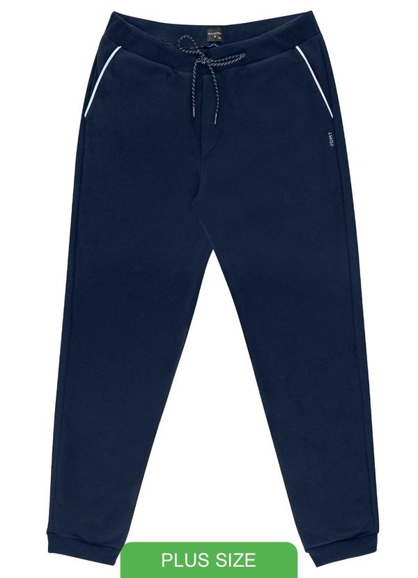 Diametro - Calça Masculina Plus Size Azul