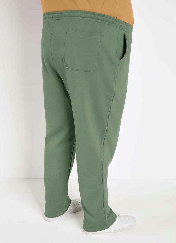 Basicamente - Calça Masculina Verde Confortável 2