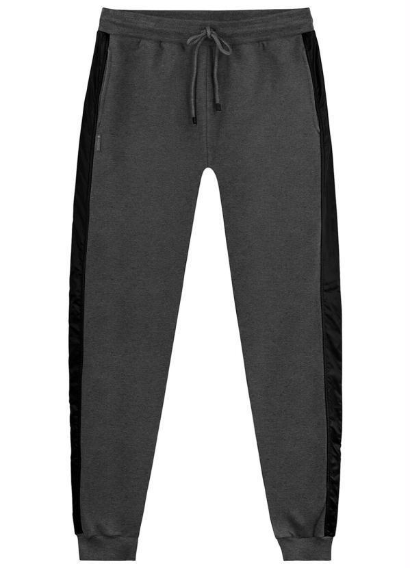 Diametro - Calça Moletom com Felpa Preto