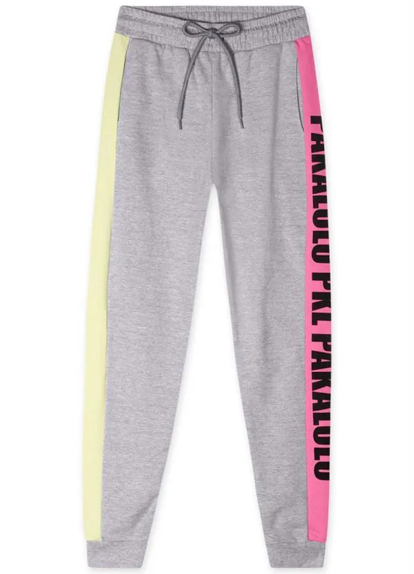 Pakalolo - Calça Moletom Masculina Cinza