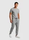 Yends Fashion - Calça Moletom Punho Elástico Preto - variação: Cinza