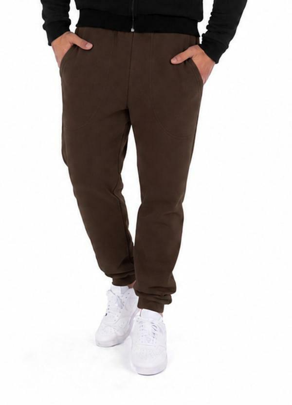 Decoy - Calça Moletom Punho Ribana Marrom