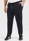 Exco-oil - Calça Plus em Moletom Preto - variação: Preto