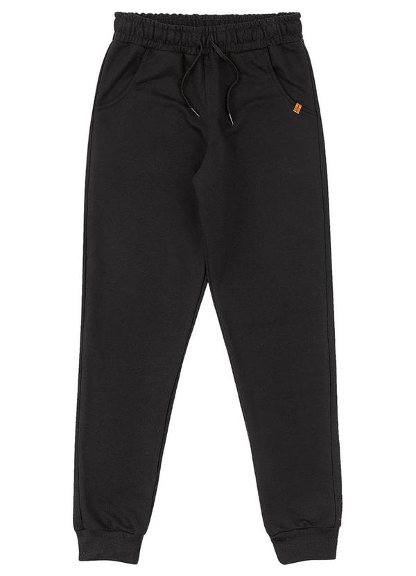 Soft Bonni - Calça Teen em Moletinho Preto 3