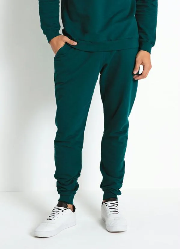 Moda Pop - Calça Verde com Bolsos 1