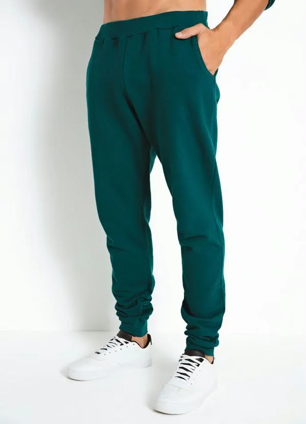 Moda Pop - Calça Verde com Bolsos 6