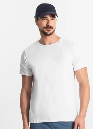 Diametro - Camiseta Meia Malha Masculina Branco - DIAMETRO