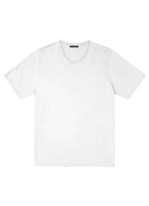Diametro - Camiseta Meia Malha Masculina Branco