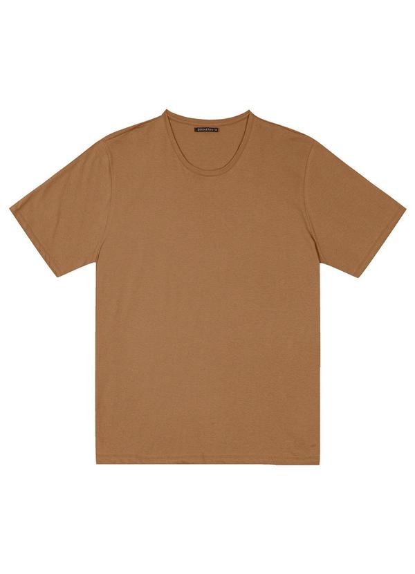 Diametro - Camiseta Meia Malha Masculina Marrom 4