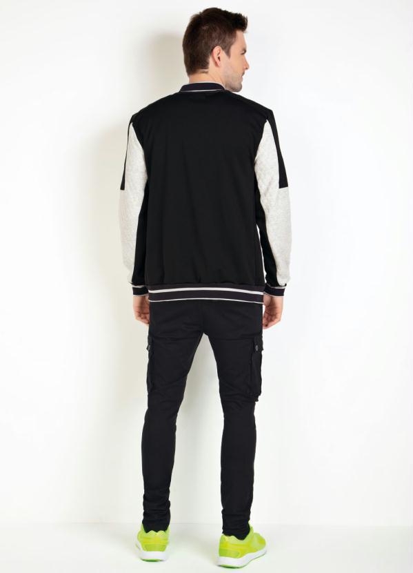 Outlet - Calça Actual Preta Skinny com Bolsos Cargo 4