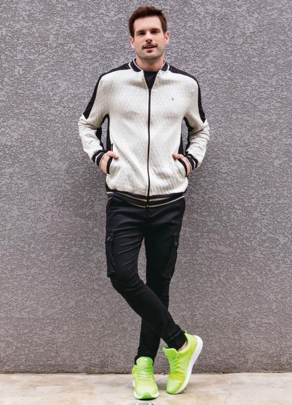 Outlet - Calça Actual Preta Skinny com Bolsos Cargo 7