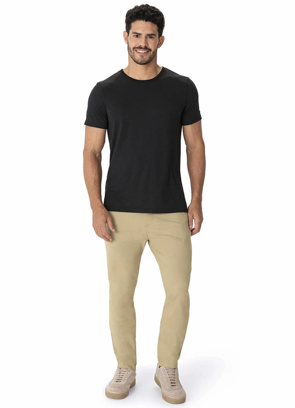 Malwee - Calça Chino em Sarja Cáqui 6