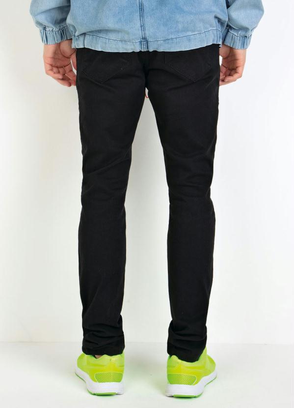 Outlet - Calça em Sarja com Elastano Actual Preta 2