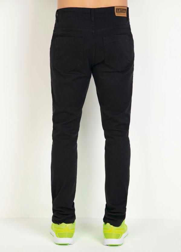 Outlet - Calça em Sarja com Elastano Actual Preta 6