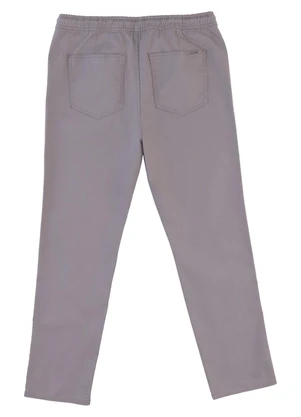 Malwee - Calça Jogger em Sarja Stretch PlusCinza Chumbo - MALWEE