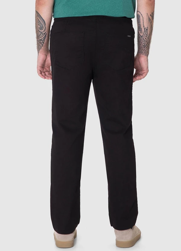 Malwee - Calça Jogger em Sarja Stretch PlusPreto 2