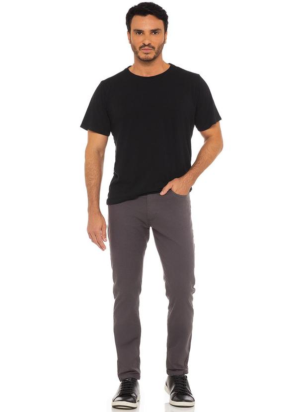 Rafree - Calça Masculina de Sarja Cinza Escuro 3