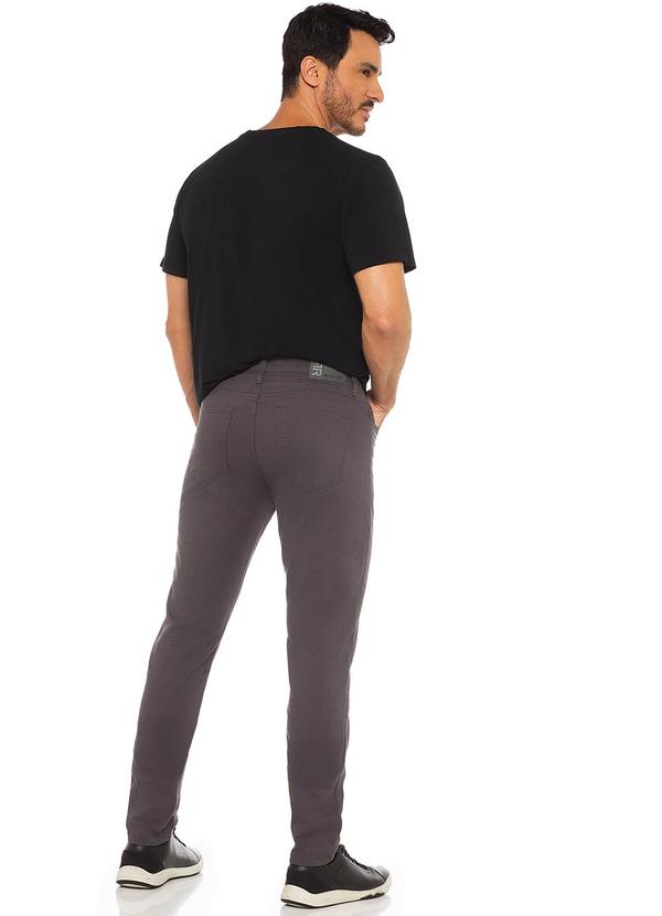 Rafree - Calça Masculina de Sarja Cinza Escuro 4