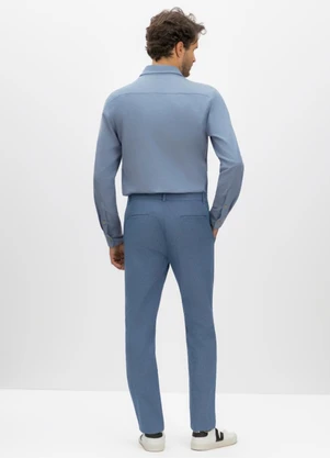 Essendi - Calça Masculina em Sarja Azul - ESSENDI