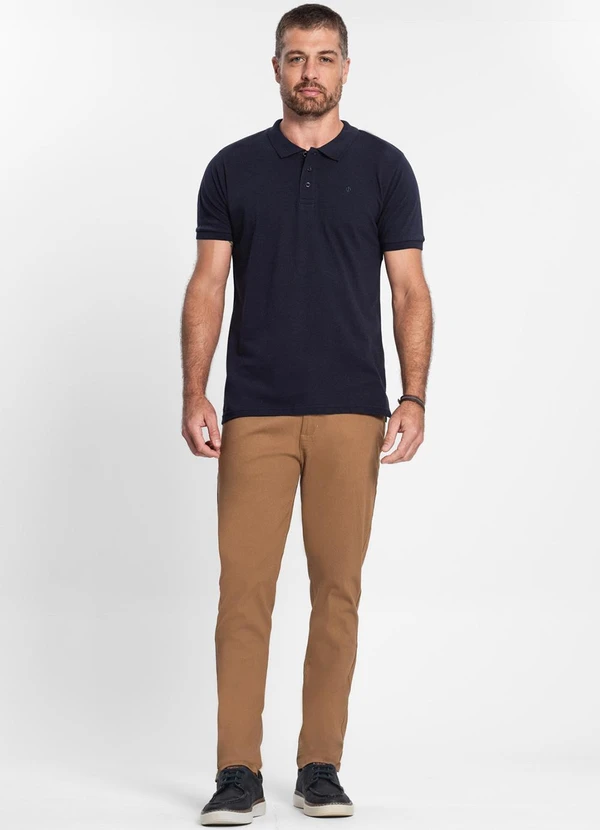 Diametro - Calça Masculina em Sarja Marrom 3