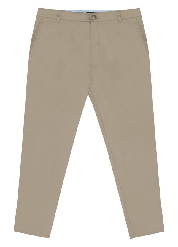 Diametro - Calça Masculina em Sarja Marrom